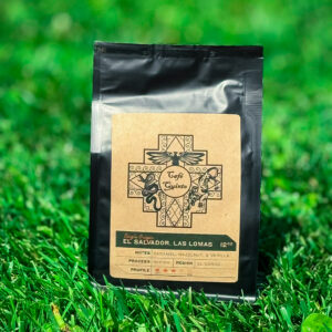 El Salvador Las Lomas Medium roast coffee bag by Café Quinto